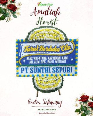 Papan Bunga Duka di Cikarang