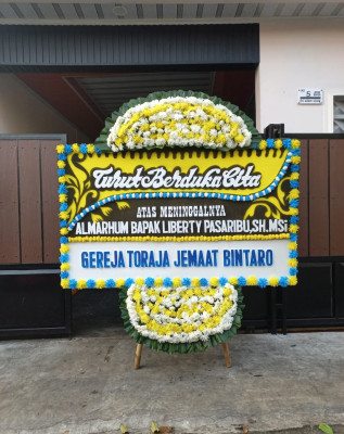 Papan Bunga Duka di Cikarang